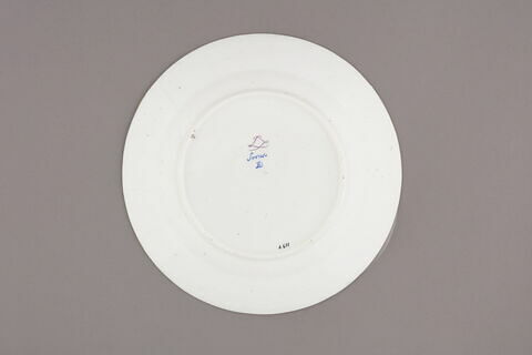 Assiette, d'une série de vingt-quatre (R 676 à 699), image 2/7