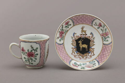 Tasse à café avec soucoupe, d'un service à thé et à café de dix-huit pièces (R 1173 à 1191), image 4/5