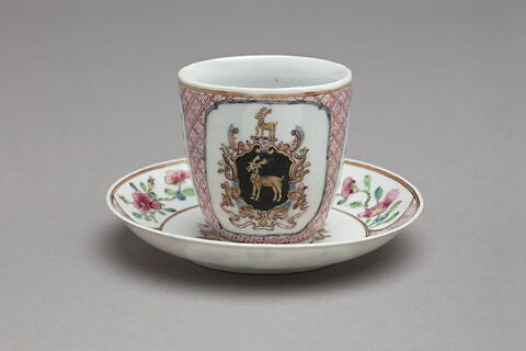 Tasse à café avec soucoupe, d'un service à thé et à café de dix-huit pièces (R 1173 à 1191), image 1/6