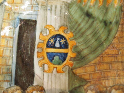 Coupe ronde godronnée : armoiries ; Samuel sacrant David, image 3/15