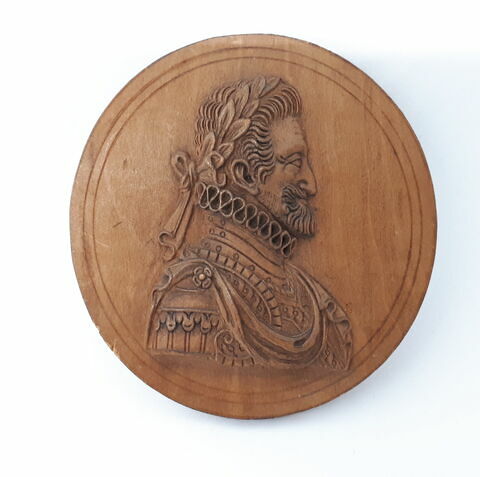 Médaillon : Henri IV (faux), image 1/2