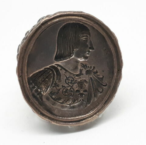 Cachet-flacon avec le buste de François 1er, image 2/8