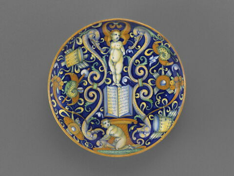 Coupe ronde : décor « a candelieri », image 1/7
