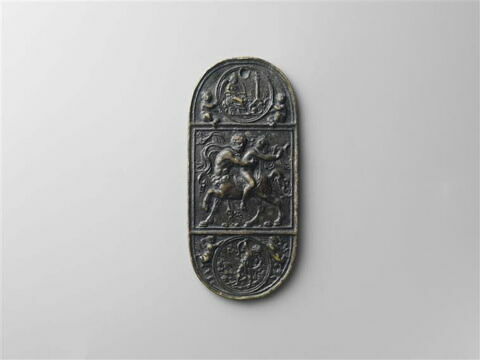 Plaquette : enlèvement de Déjanire par le centaure Nessus, image 1/2