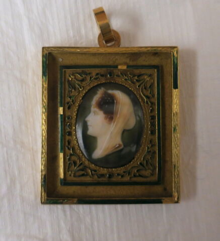 Médaillon. Portrait de l'Impératrice Joséphine