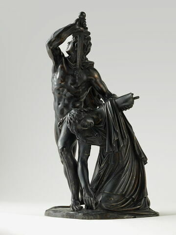 Groupe sculpté : Gaulois se suicidant sur le corps de sa femme dit Aria et Poetus