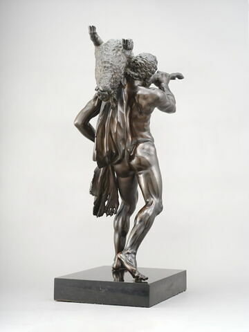Groupe sculpté : Hercule et le sanglier, image 4/5