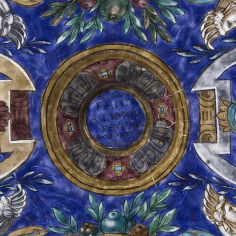 Plat rond à ombilic : la Terre et la Mer, image 2/8