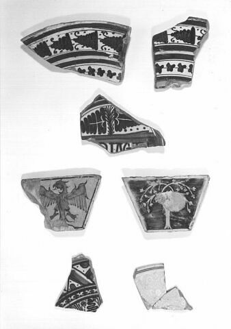 Fragment du fond d'un plat