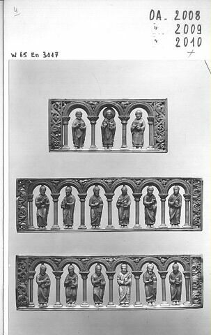 Plaque provenant d'un autel portatif : les saints Pierre, Paul, André, Jacques, Jean et Thomas, image 7/7