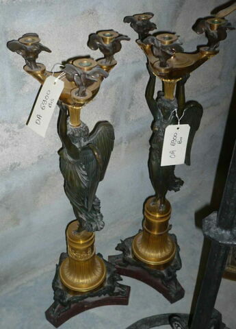 Paire de candélabres à trois lumières, image 1/1