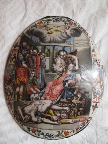 Plaque : le martyre de sainte Agathe, image 1/5