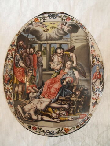 Plaque : le martyre de sainte Agathe, image 2/5