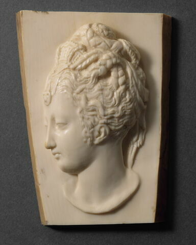 Profil féminin, dit Diane de Poitiers, image 2/2