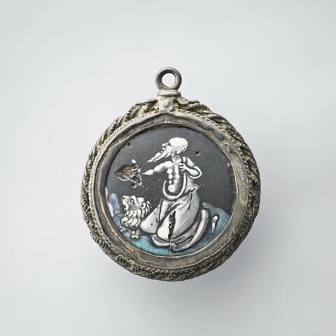 Médaillon double face : saint Sébastien et saint Jérôme, image 2/6