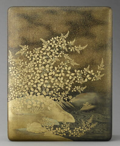 Grande boîte rectangulaire : buisson auprès d'une rivière, image 2/9