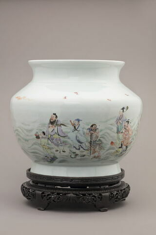 Jarre à décor de huit immortels traversant la mer, image 4/23