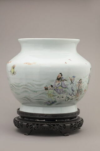 Jarre à décor de huit immortels traversant la mer, image 6/23