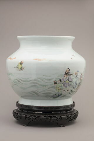 Jarre à décor de huit immortels traversant la mer, image 7/23