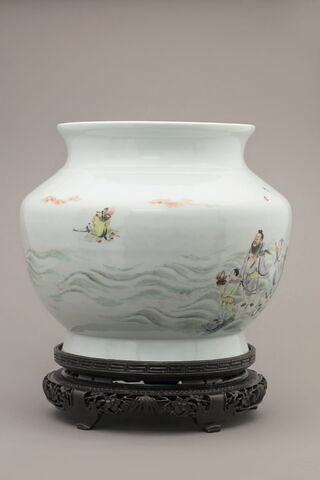 Jarre à décor de huit immortels traversant la mer, image 8/23