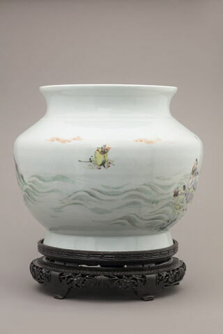 Jarre à décor de huit immortels traversant la mer, image 9/23