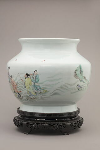 Jarre à décor de huit immortels traversant la mer, image 20/23