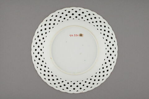 Assiette d'échantillon, d'un ensemble de dix-sept (TH 519 à 535), image 2/2