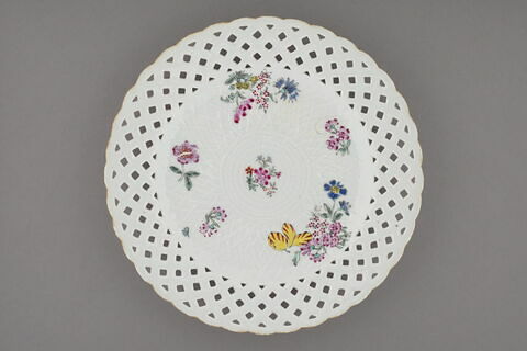 Assiette d'échantillon, d'un ensemble de dix-sept (TH 519 à 535), image 1/2