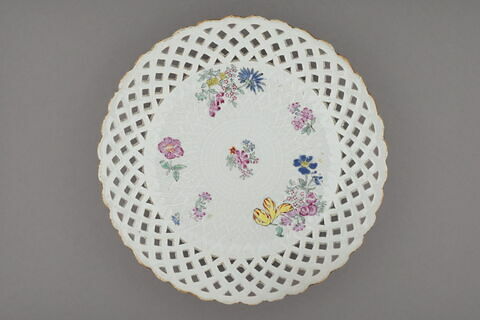 Assiette d'échantillon, d'un ensemble de dix-sept (TH 519 à 535), image 1/2