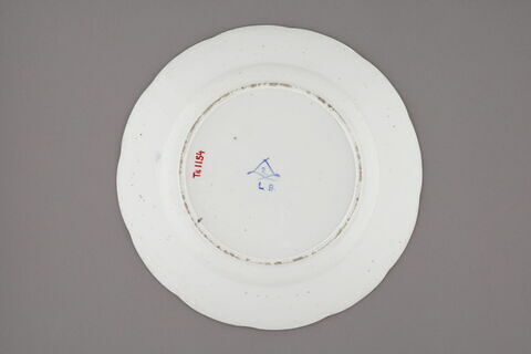 Assiette, d'une paire (avec TH 1155), image 2/3
