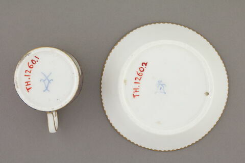 Tasse litron et sa soucoupe, image 2/4