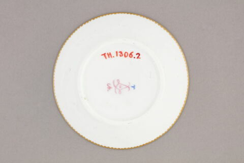 Tasse et soucoupe, d'une paire (voir TH 1305), image 3/6