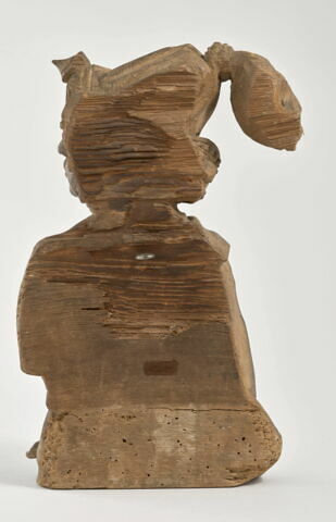 Fragment de stalle : buste de femme, image 2/4