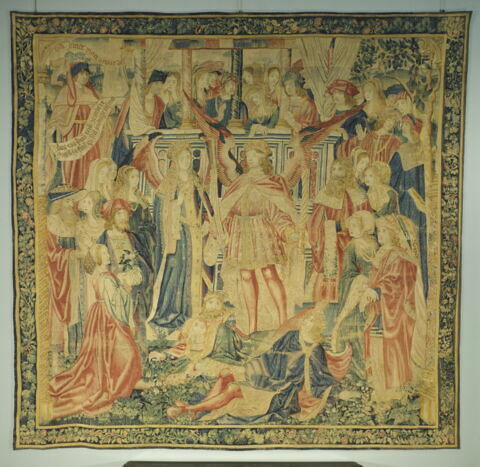 Tapisserie : Le triomphe de l'Amour, de la tenture des Triomphes de Pétrarque, image 11/11