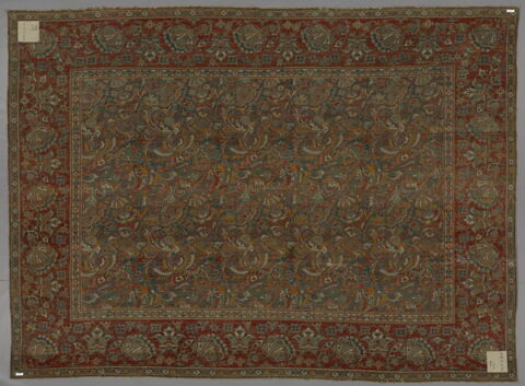 Tapis velours rectangulaire à décor végétal, image 10/10