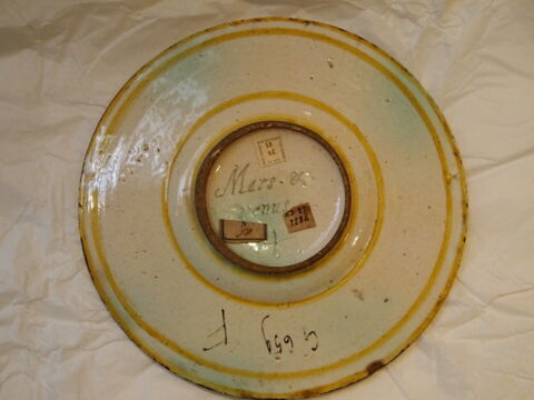 Assiette plate à larges bords : Mars et Vénus, image 4/4
