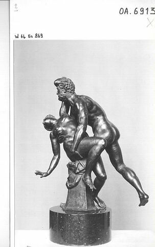 Groupe sculpté : Enlèvement, Tarquin et Lucrèce (?), image 1/2