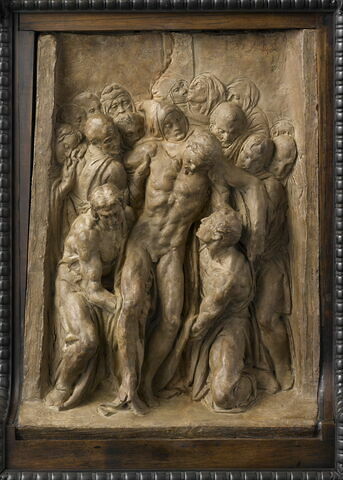 Bas-relief : déposition du Christ, image 2/5