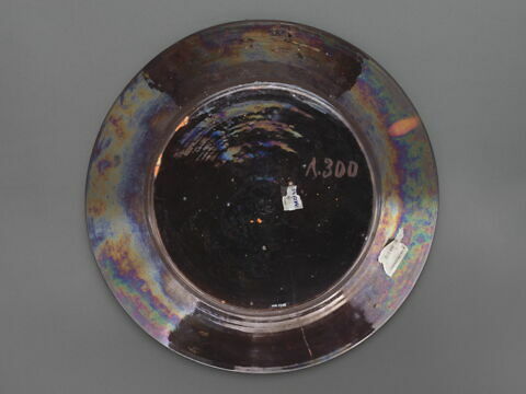 Grand plat rond : tête de satyre, image 4/4