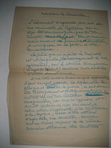 Lettre du duc de Reichstadt adressée à son précepteur M. d'Obenaus, image 4/4