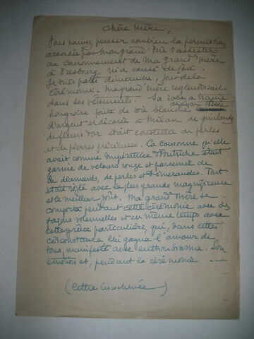 Lettre écrite par le duc de Reichstadt, image 2/2