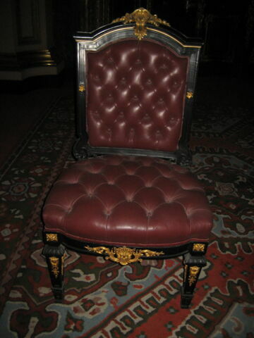 Chaise de style Louis XIV, image 1/3