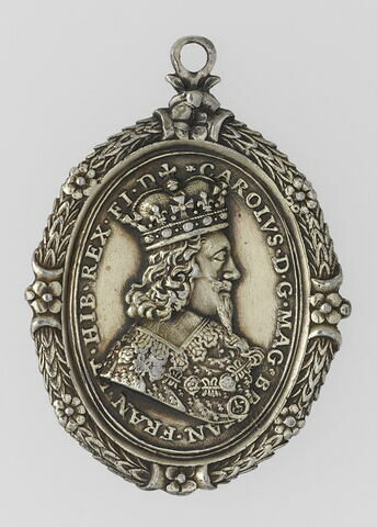 Médaille : Charles Ier d'Angleterre / Henriette Marie de France