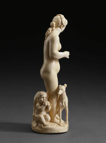 Statuette : Diane, un putto et deux chiens, image 7/8