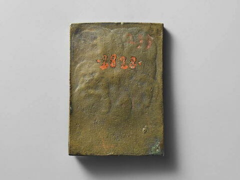 Plaquette : la Vierge, l'Enfant Jésus et deux anges, image 2/2