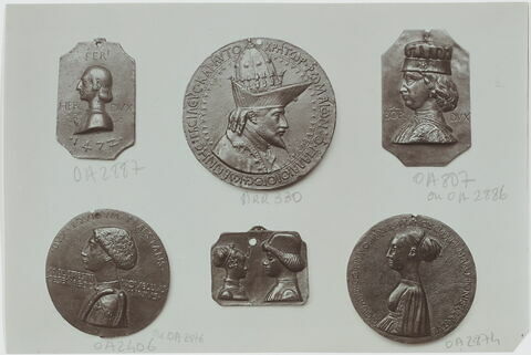 Médaille : Cecilia Gonzaga (1425-1451) / jeune fille et une licorne, image 4/4