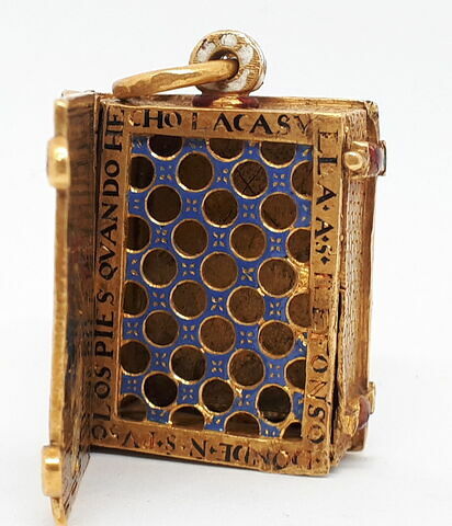 Bijou-reliquaire en forme de petit livre avec saint Jean-Baptiste, image 3/10
