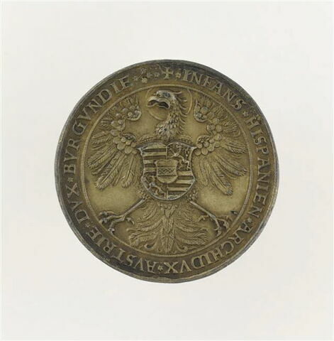 Médaille : Ferdinand, infant d'Espagne, à cheval, image 2/2
