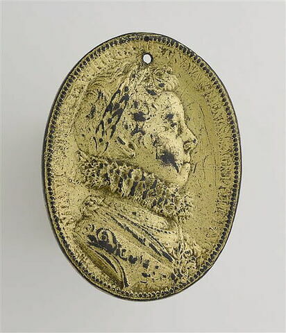 Médaille : Louis XIII jeune/ Louis XIII avec Marie de Médicis en Minerve, image 1/2