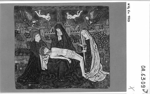 Plaque : La Vierge de pitié, d'un ensemble de douze plaques, image 4/5